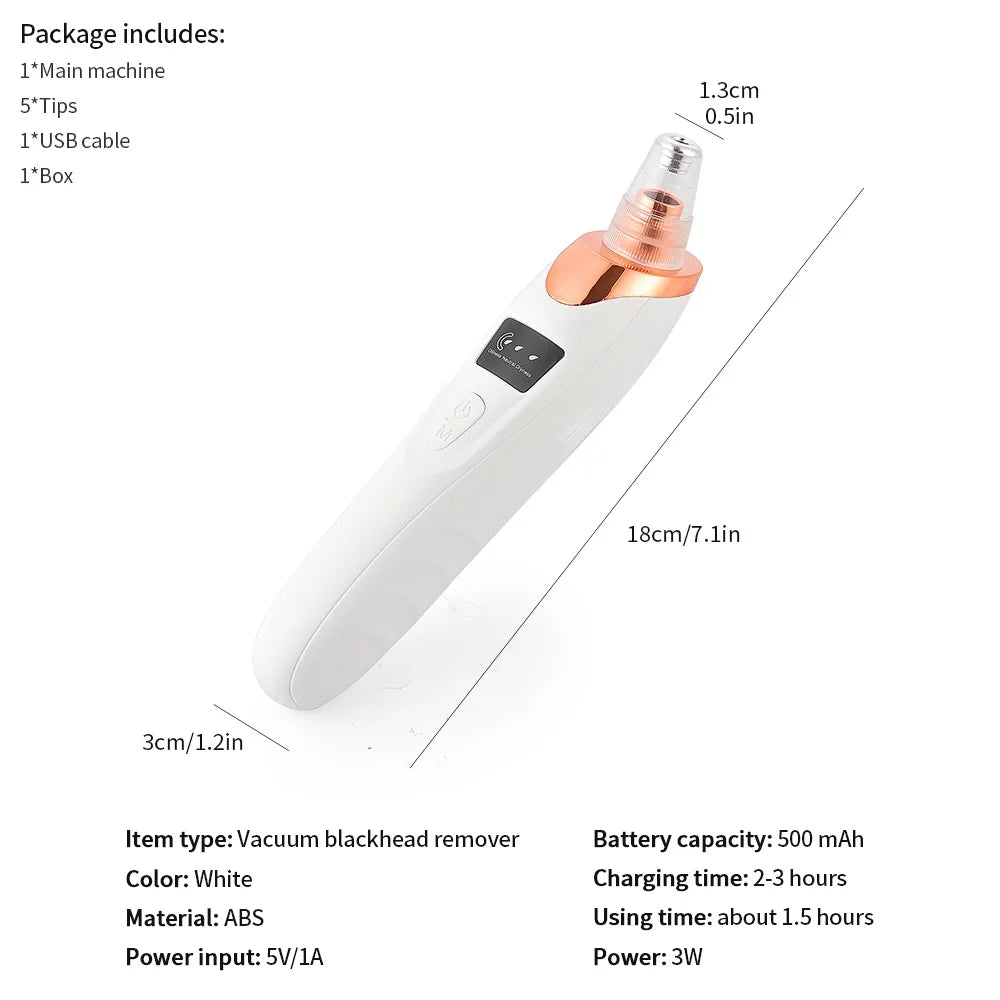 Facial Blackhead Vacuum Remover