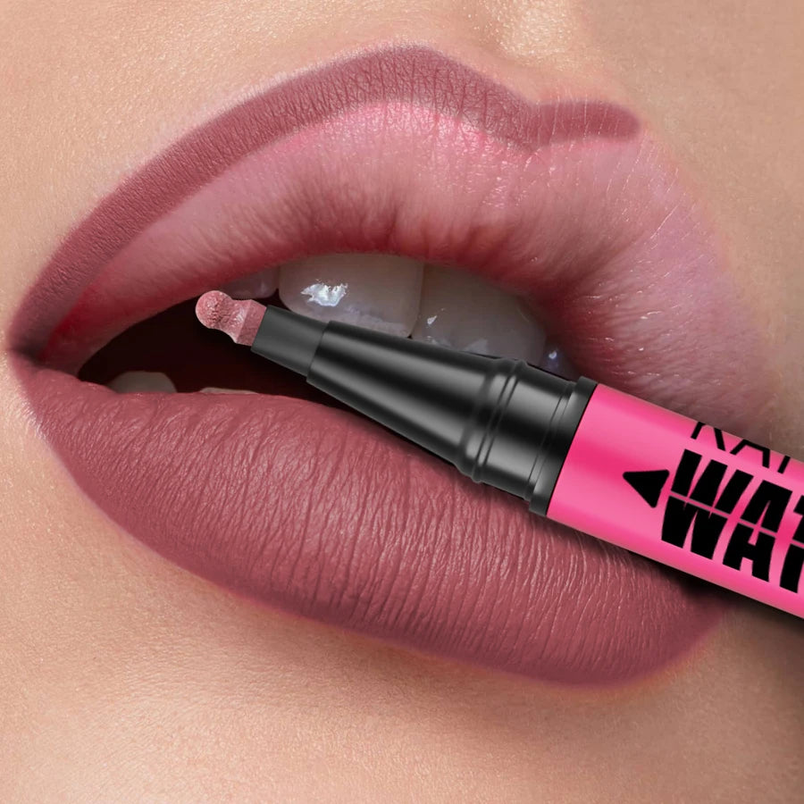 1PC 12-Color Waterproof Matte Lip Liner Pencil