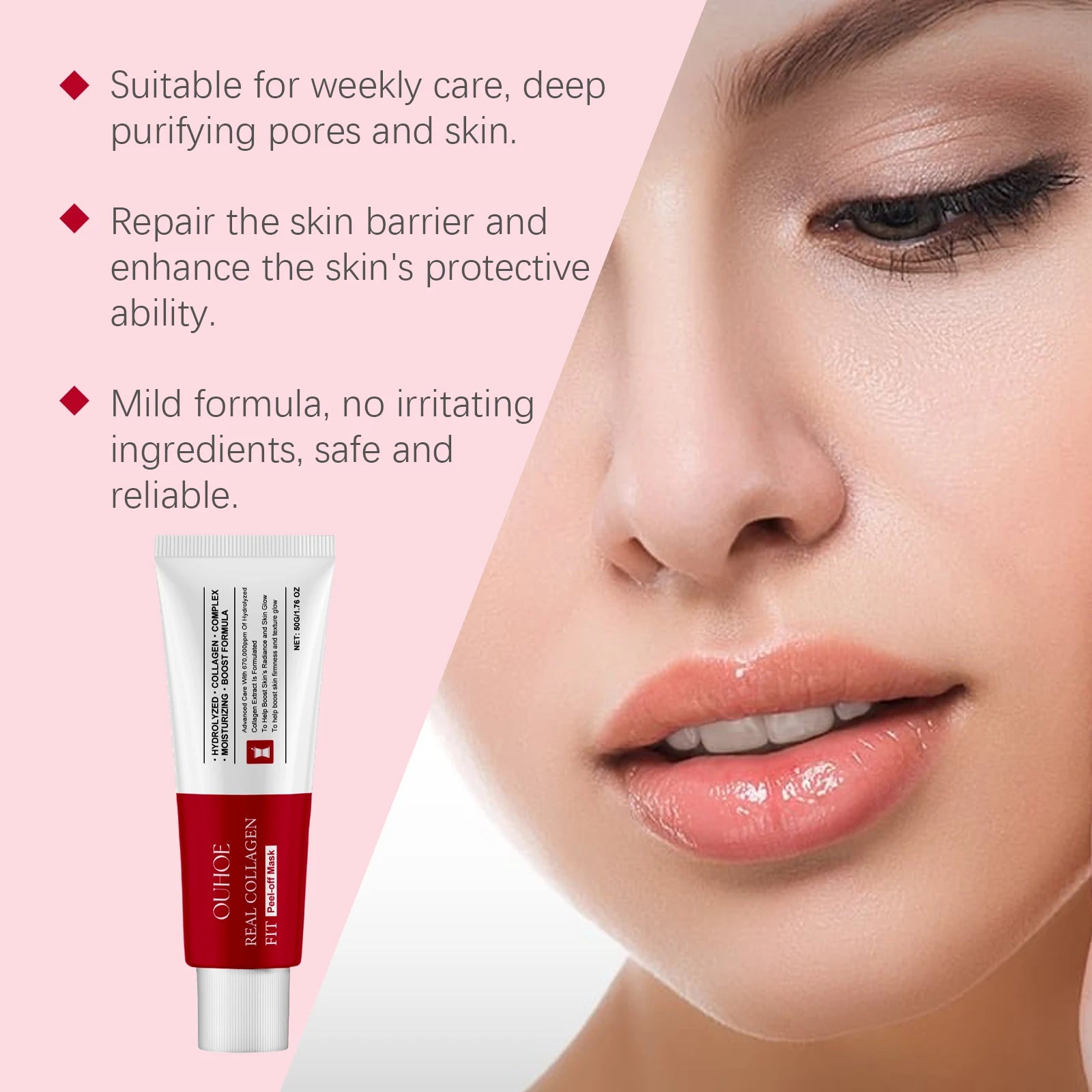 Collagen Peel-Off Mask with Brush
