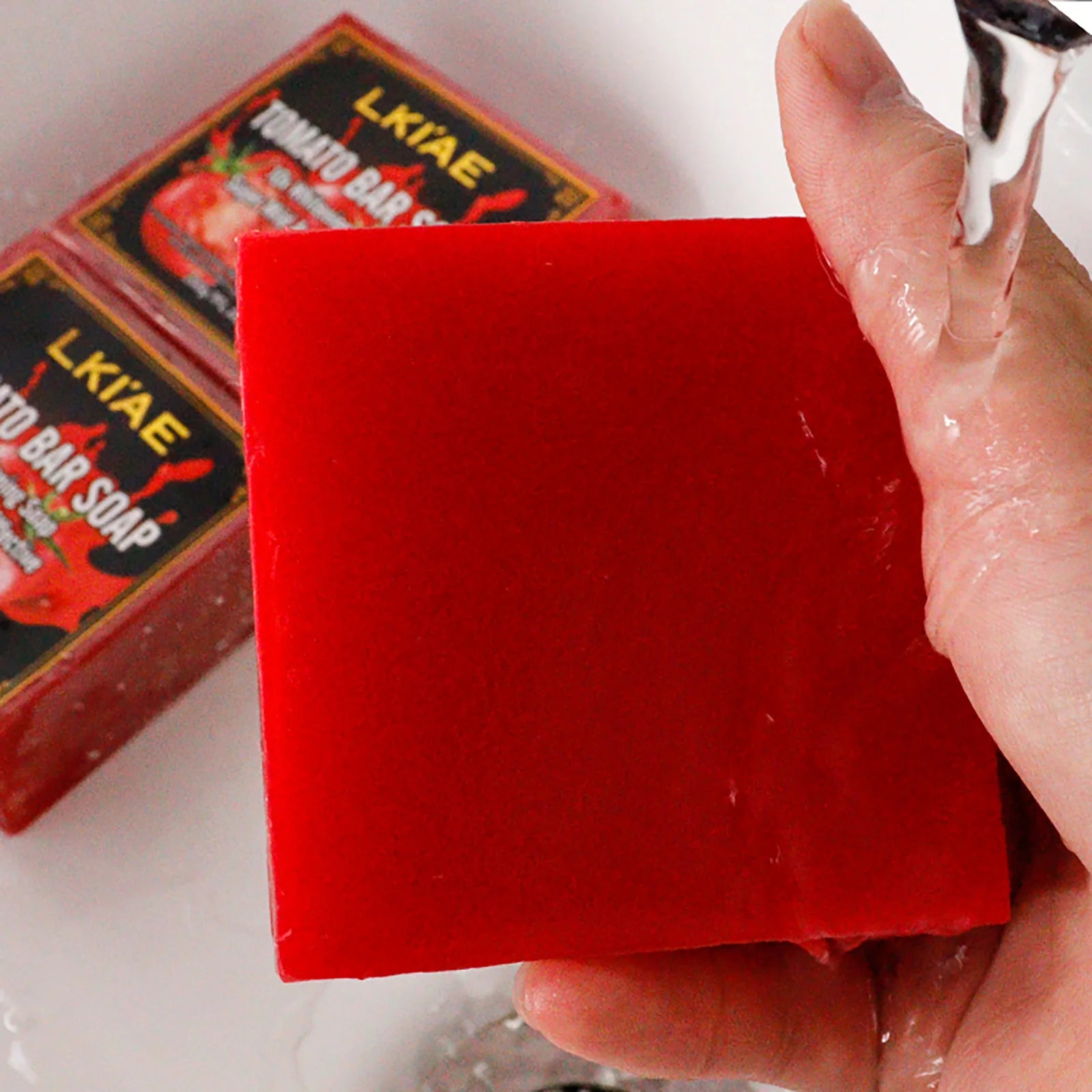 LKIAE Tomato Fruit Scented Natural Bar Soap – 200g