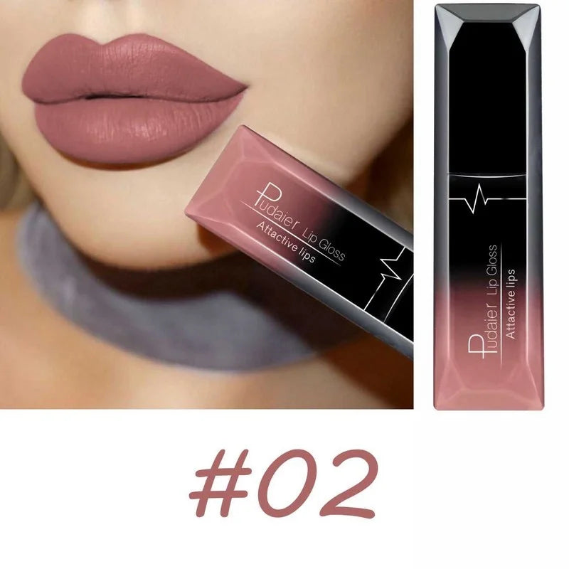 17-Color Matte Long-Lasting Liquid Lipstick Set