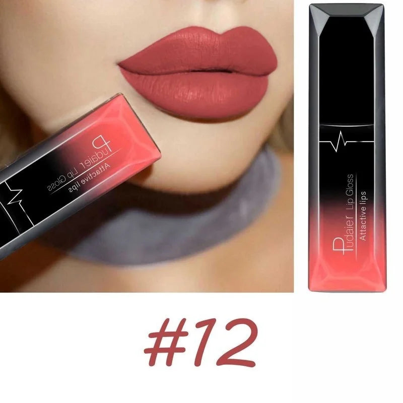 18-Color Matte Velvet Lipstick Set
