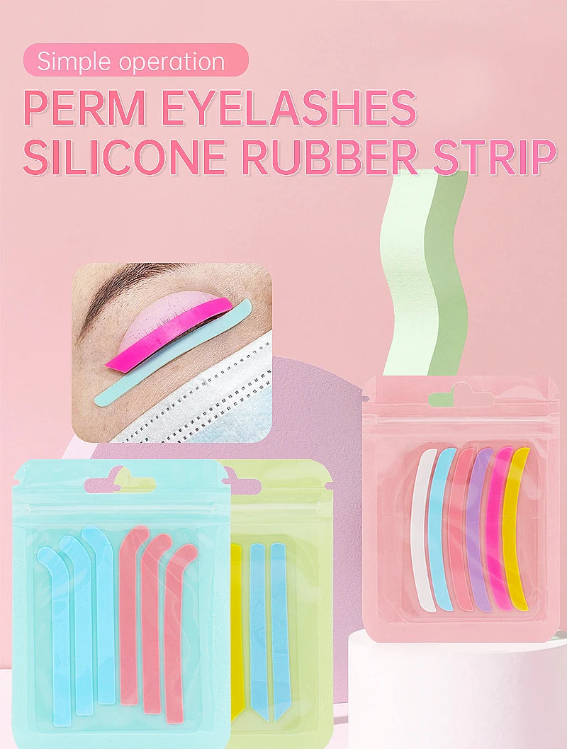 6 Pcs Silicone Eyelash Lift Pads