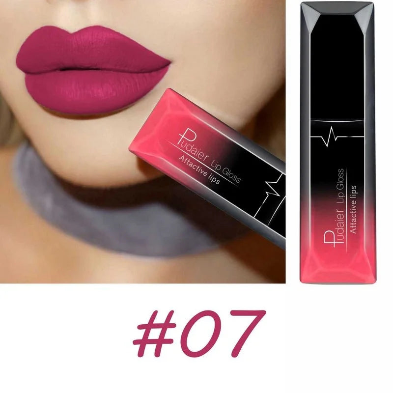 17-Color Matte Long-Lasting Liquid Lipstick Set