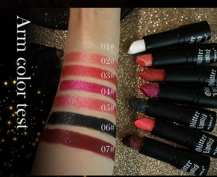 7-Color Diamond Matte Lipstick