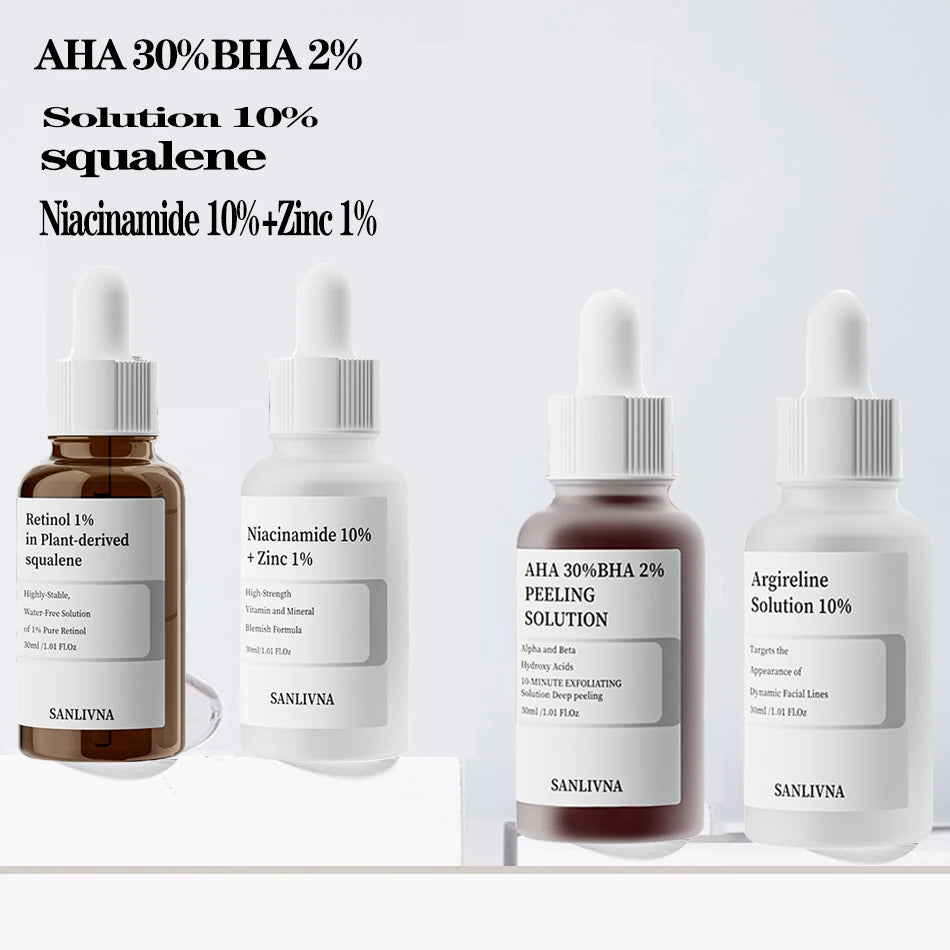 AHA 30% + BHA 2% Exfoliating Serum with Niacinamide & Hexapeptide