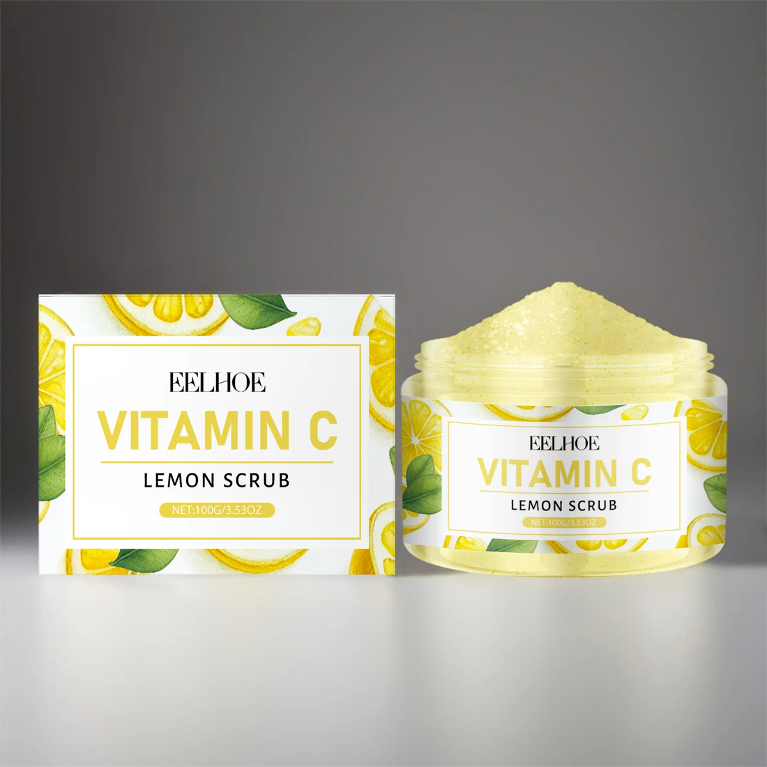 Lemon Sugar Body Scrub – Exfoliating & Moisturizing