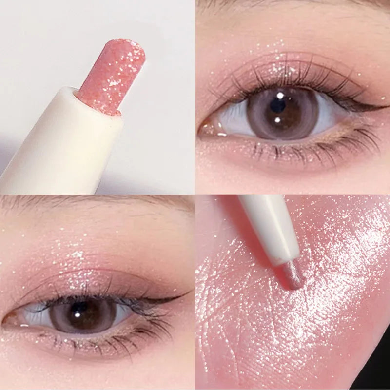 Glitter Pink Silkworm Eye Shadow Pencil