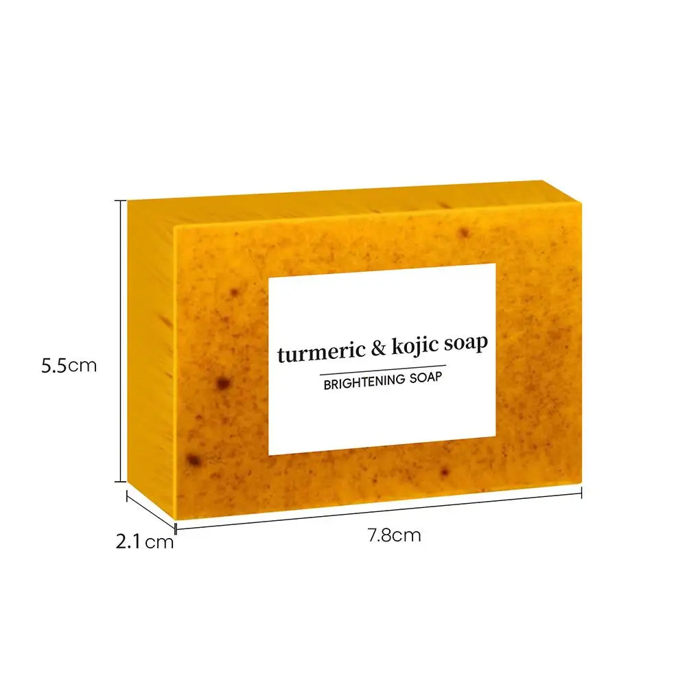100g Turmeric & Lemon Kojic Acid Handmade Soap (1/3/5pcs)