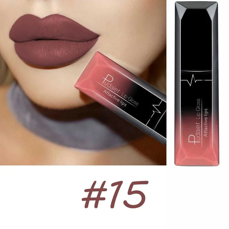 17-Color Matte Long-Lasting Liquid Lipstick Set