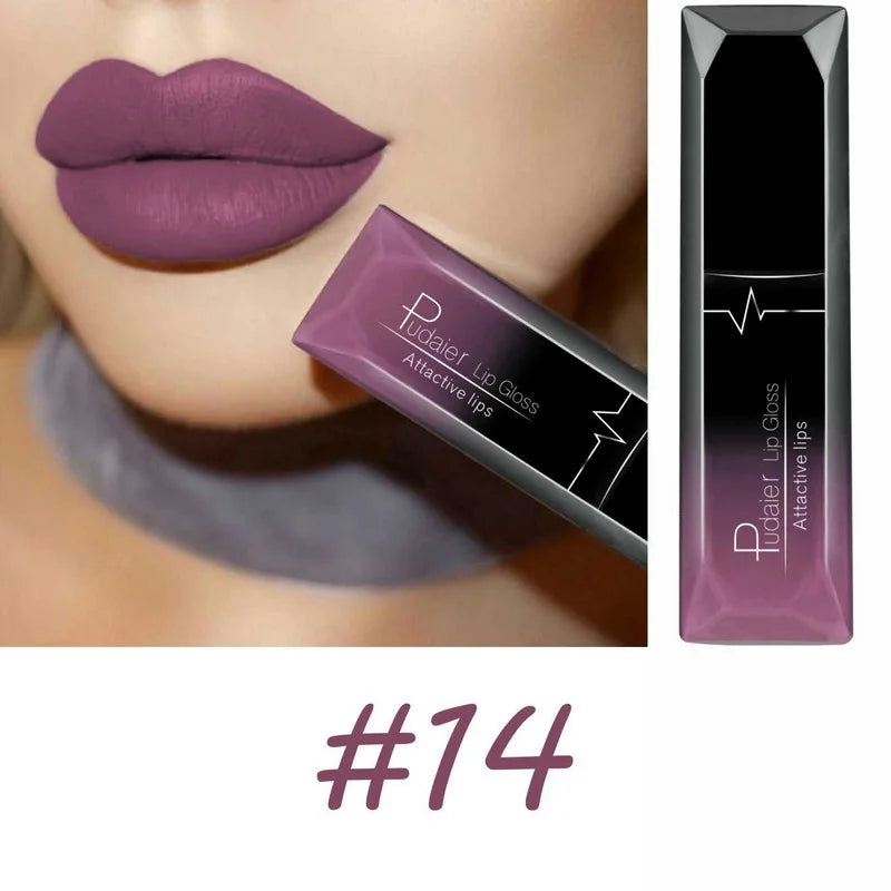 17-Color Matte Long-Lasting Liquid Lipstick Set