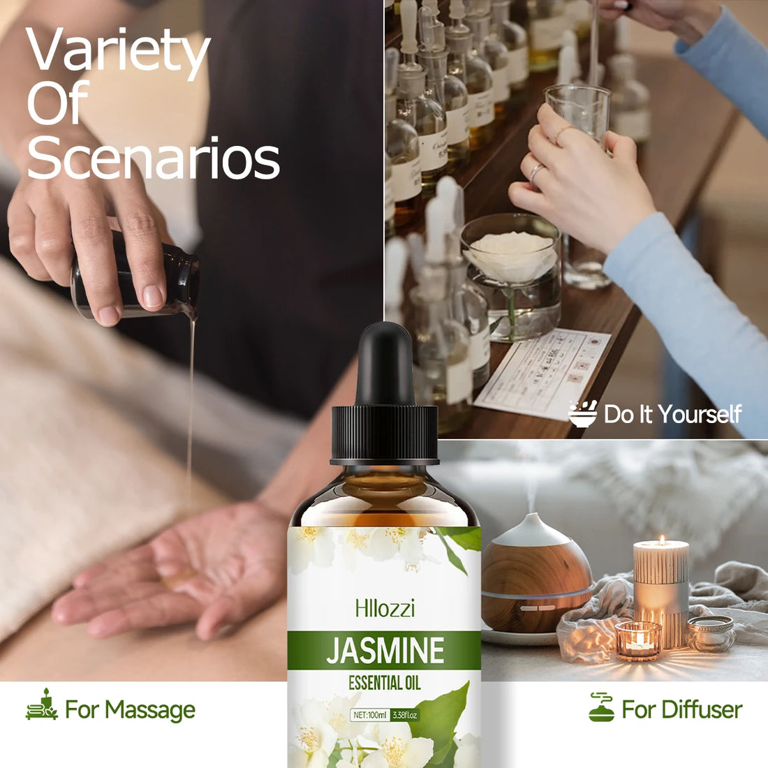 Jasmine Essential Oil – Massage, Aromatherapy & Skincare