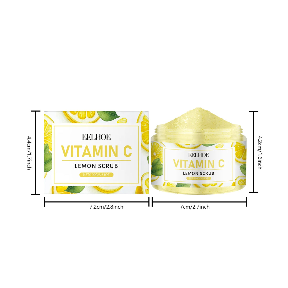 Lemon Sugar Body Scrub – Exfoliating & Moisturizing