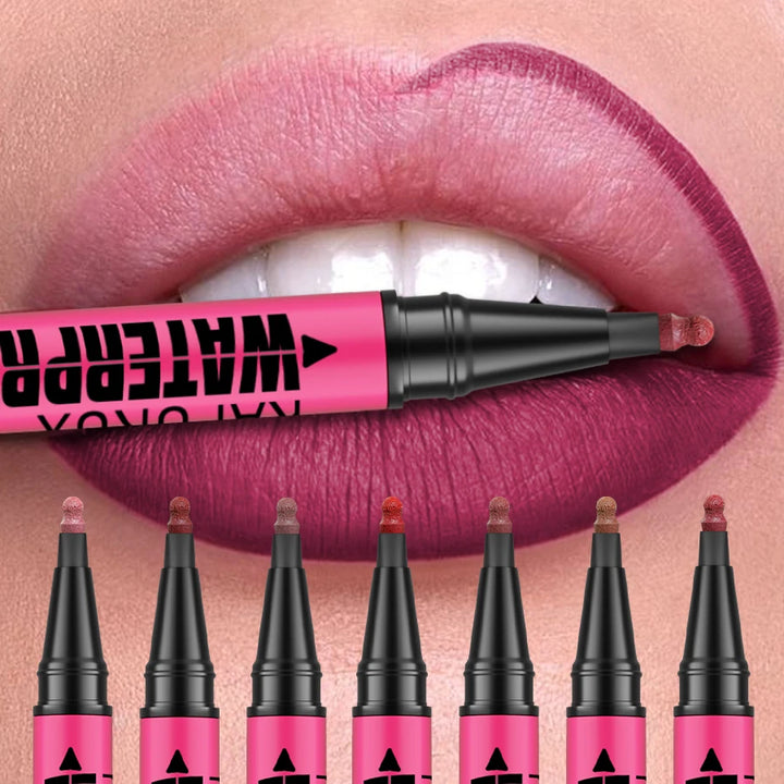 1PC 12-Color Waterproof Matte Lip Liner Pencil