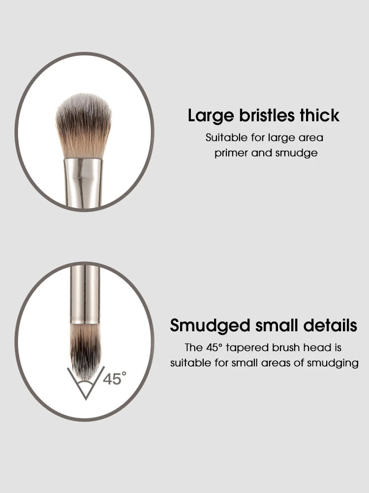 Double-Headed Eyeshadow Brush for Makeup Beginners