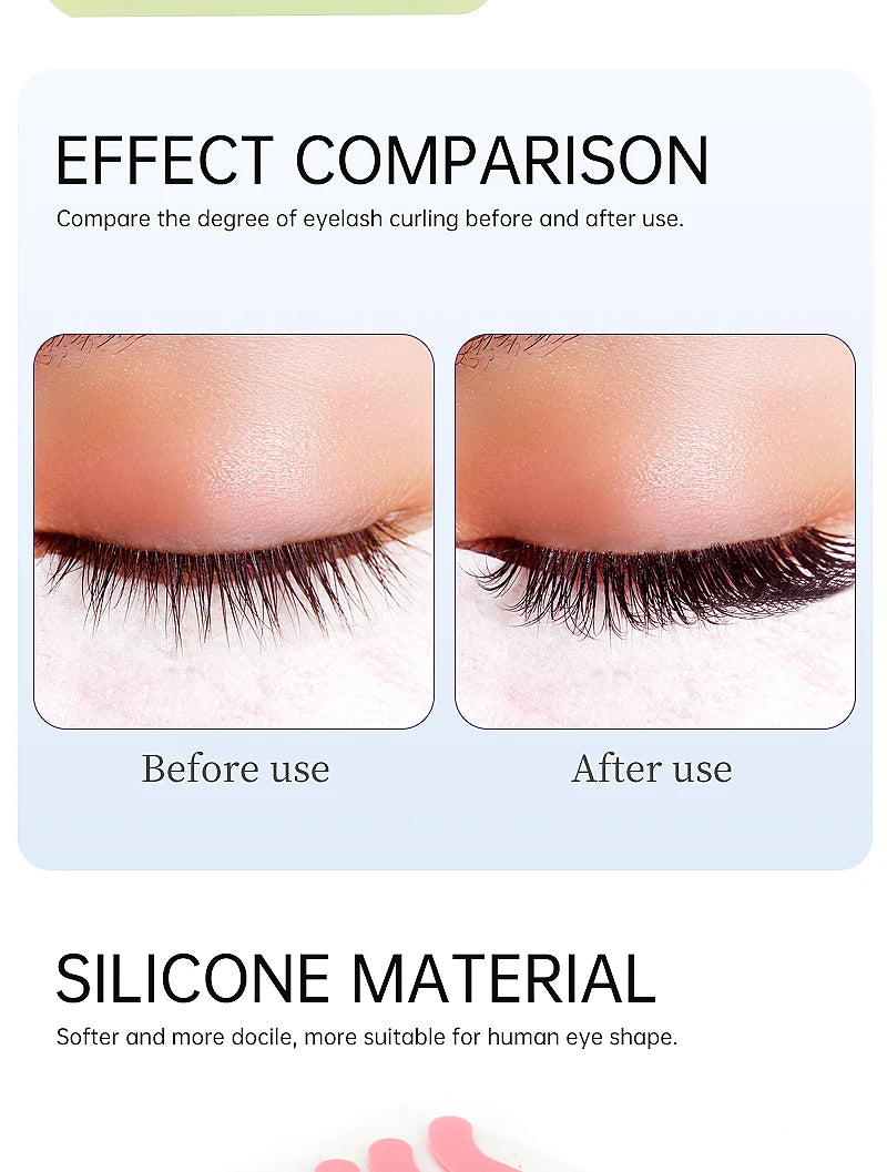 6 Pcs Silicone Eyelash Lift Pads