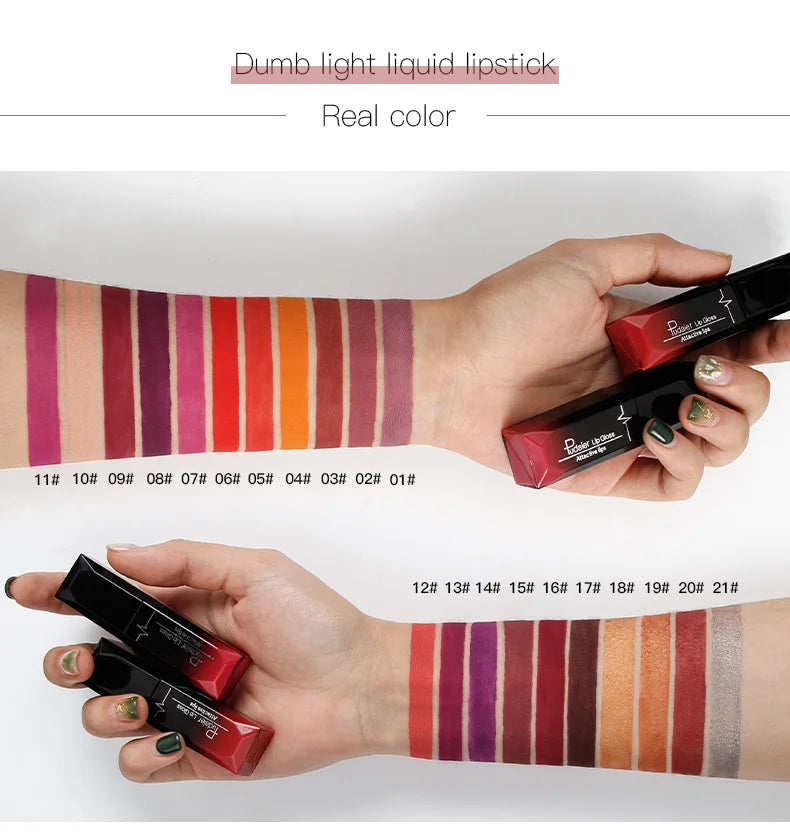 18-Color Matte Velvet Lipstick Set