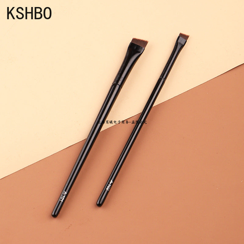 KSHBO 2pcs Brow & Eyeliner Brush Set