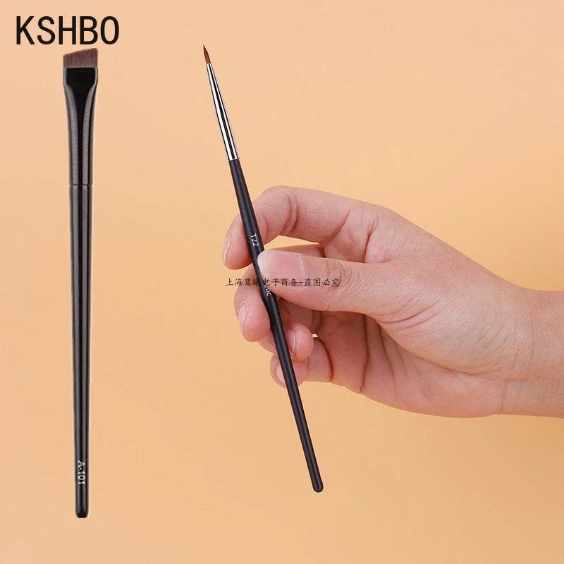 KSHBO 2pcs Brow & Eyeliner Brush Set
