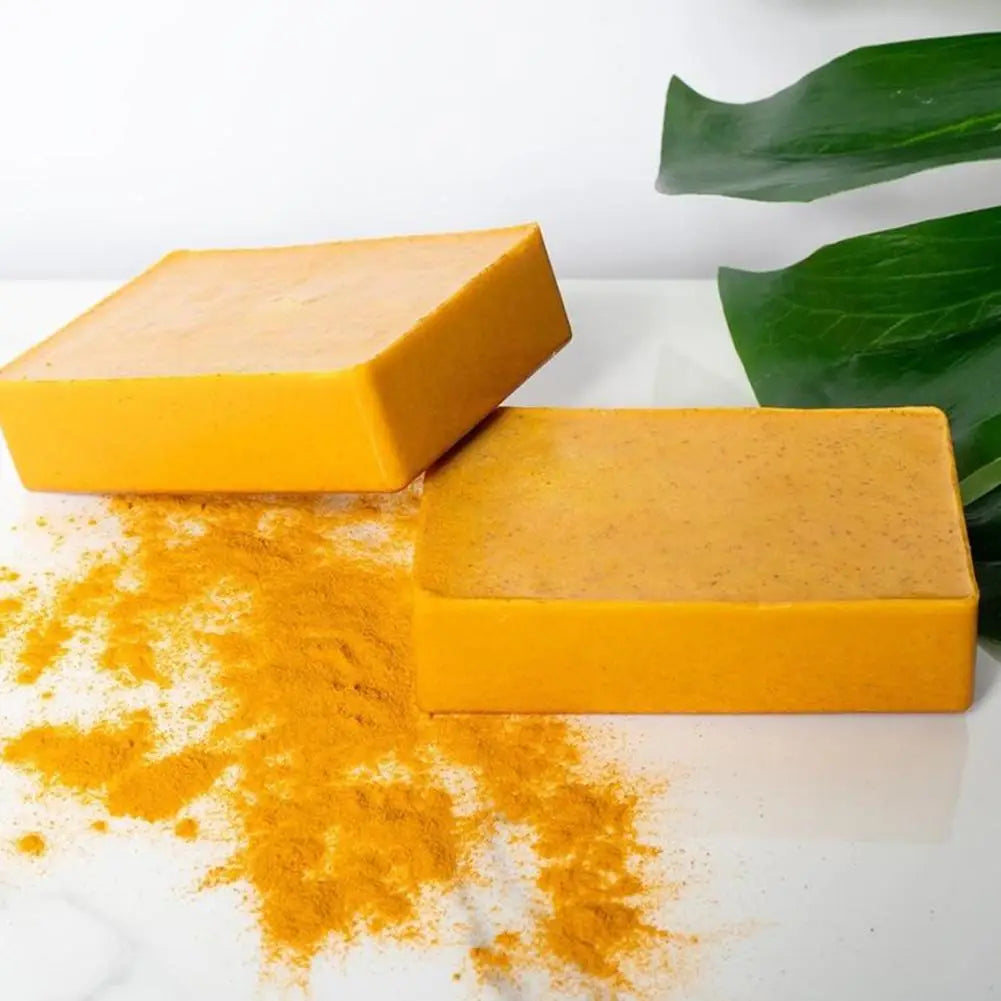100g Turmeric & Lemon Kojic Acid Handmade Soap (1/3/5pcs)