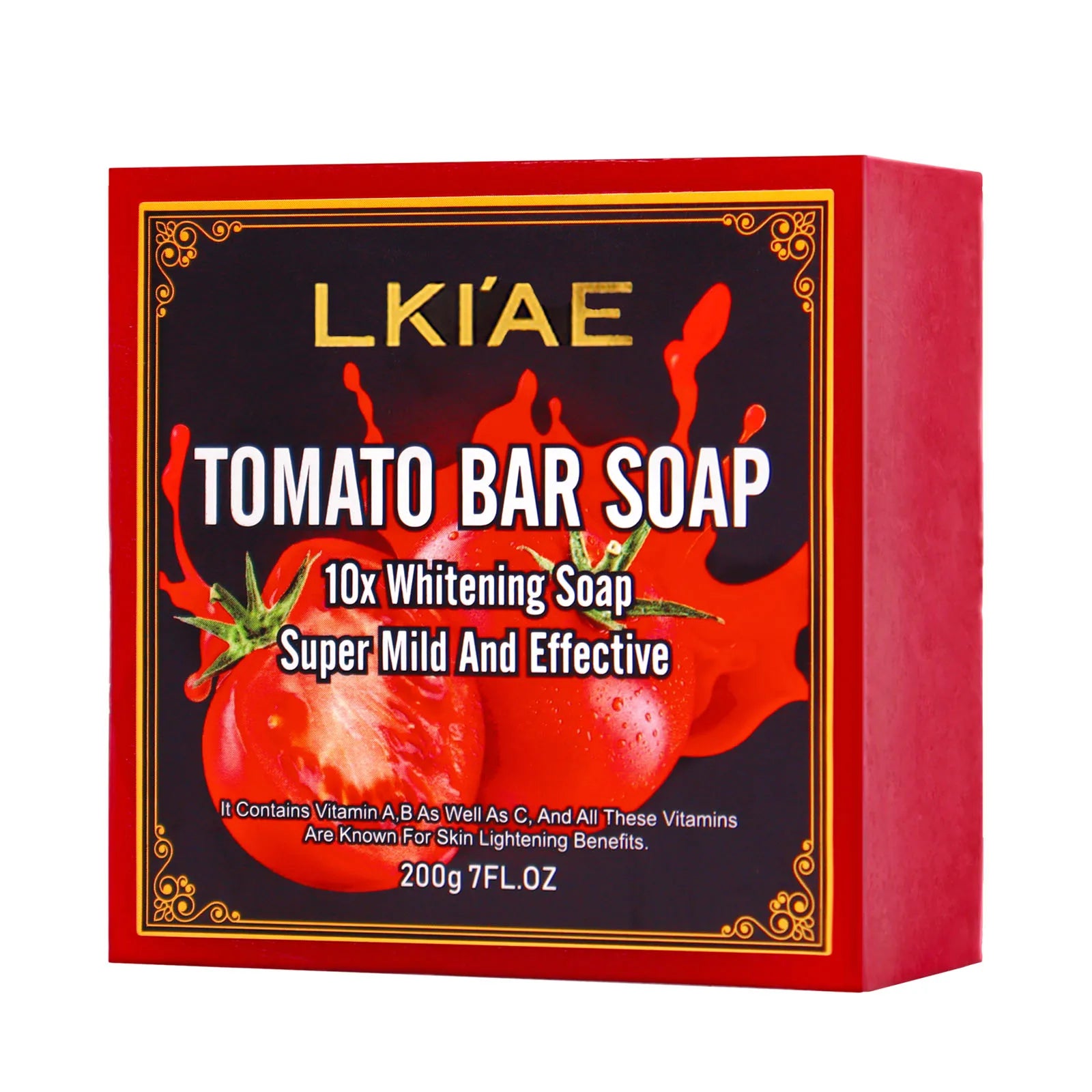 LKIAE Tomato Fruit Scented Natural Bar Soap – 200g