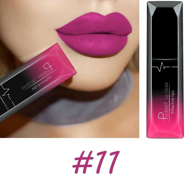 18-Color Matte Velvet Lipstick Set