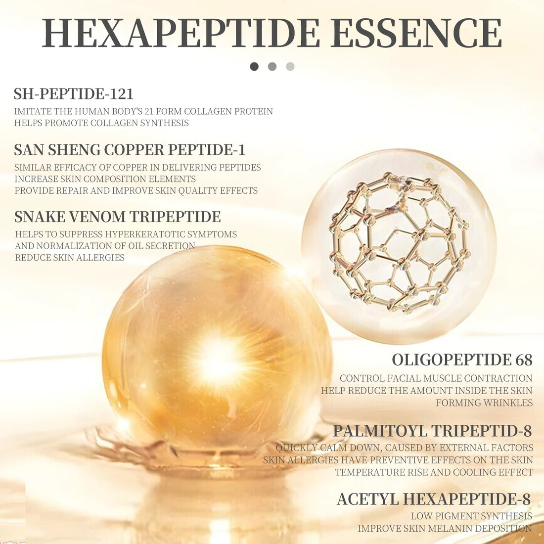 6-Peptide Collagen Facial Essence Set