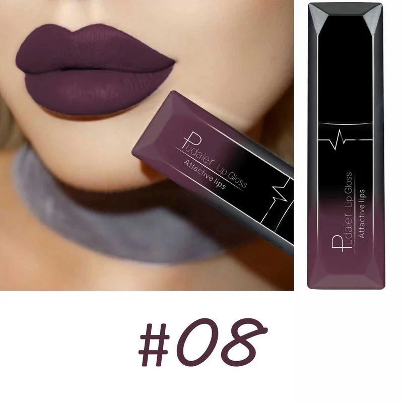 17-Color Matte Long-Lasting Liquid Lipstick Set