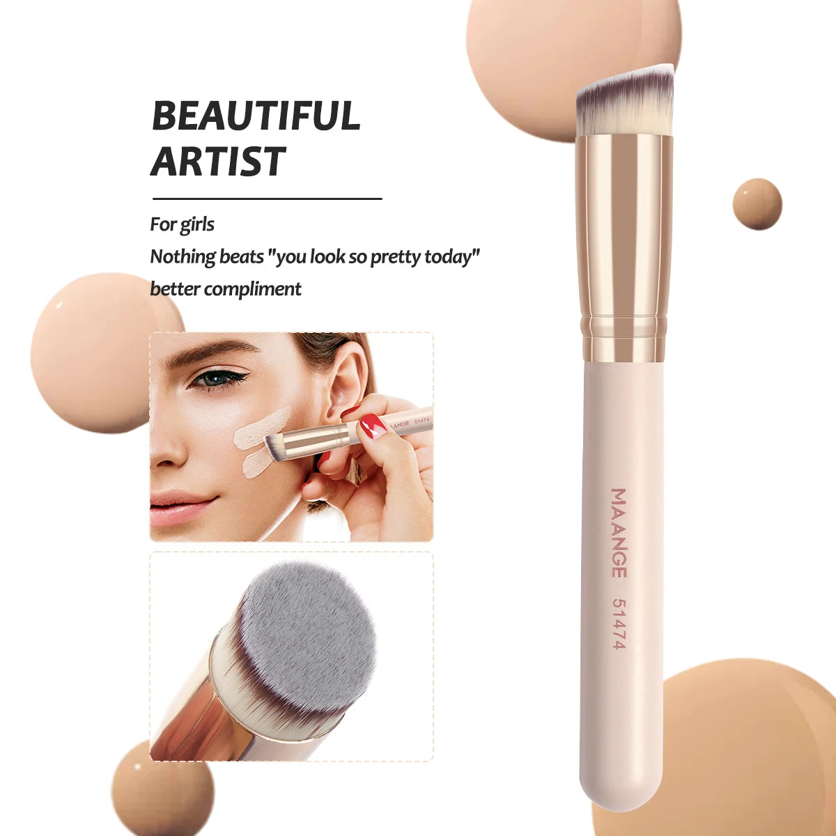 7-Piece Soft Makeup Brush Set