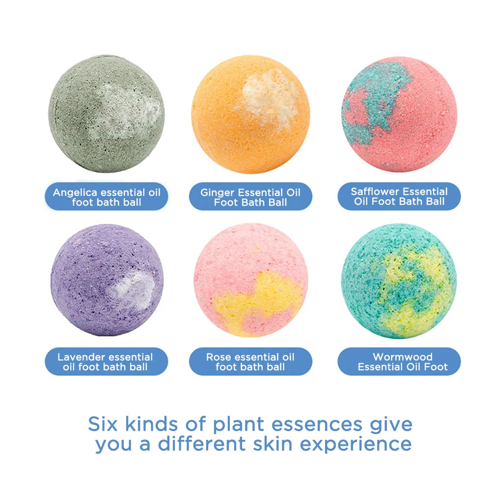 12Pcs Mini Bath Bombs Set – Aromatherapy & Skin Care