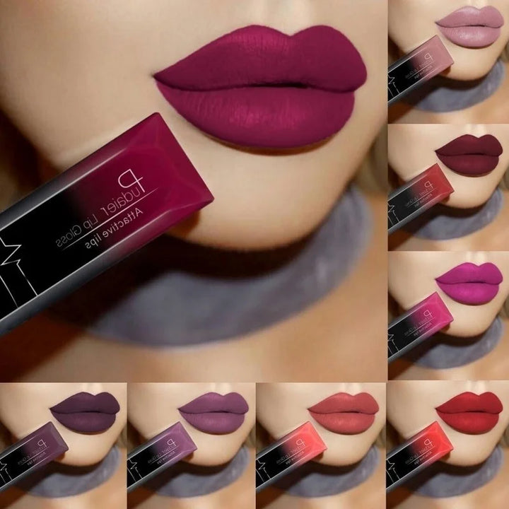 18-Color Matte Velvet Lipstick Set