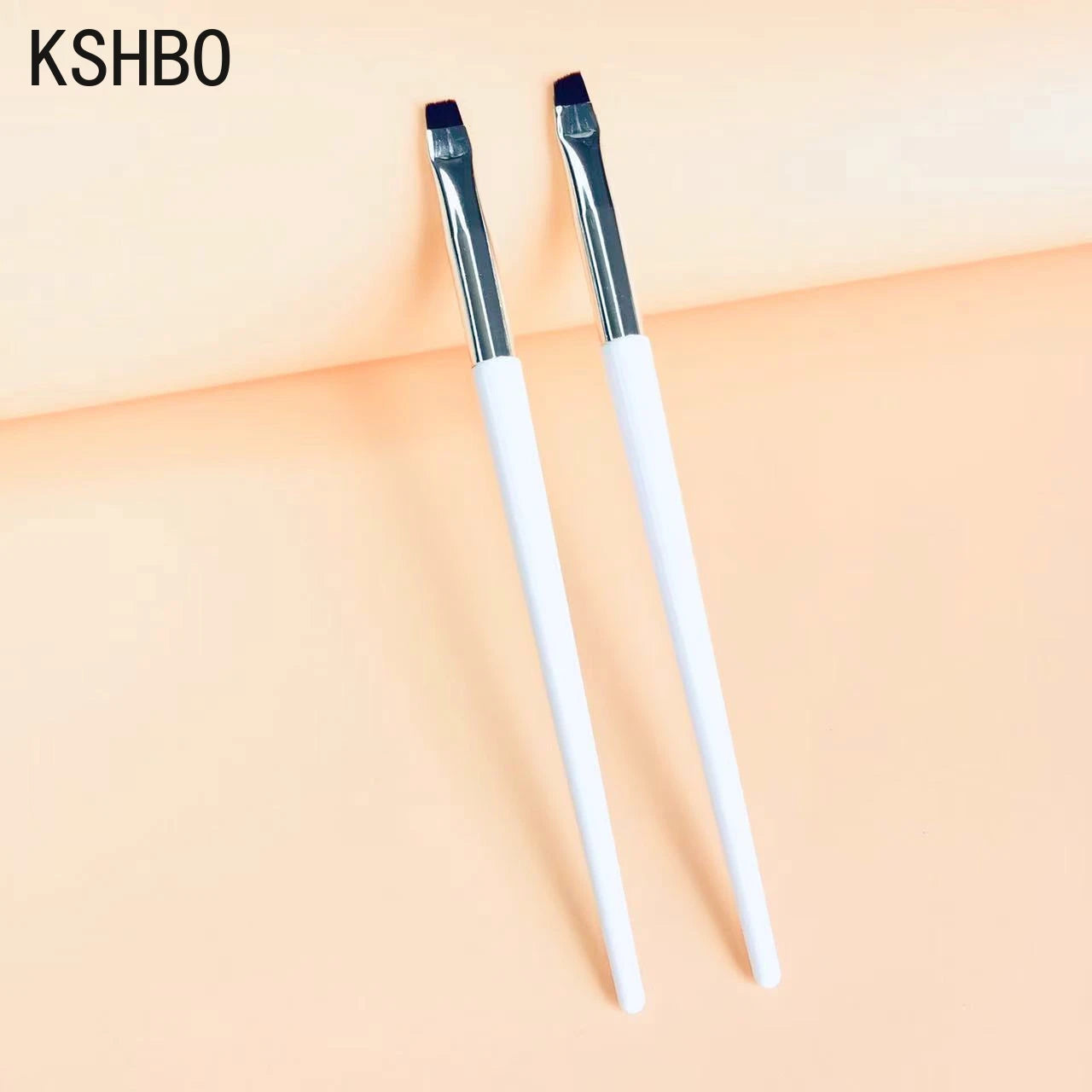 KSHBO 2pcs Brow & Eyeliner Brush Set