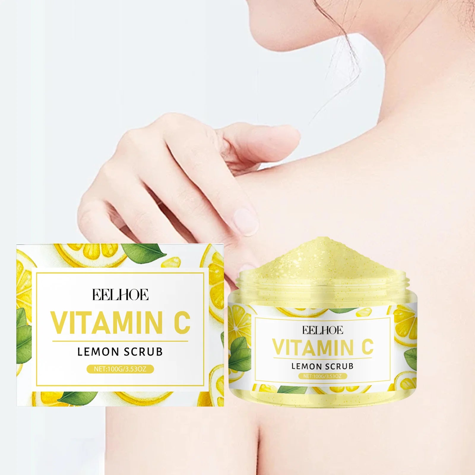 Lemon Sugar Body Scrub – Exfoliating & Moisturizing