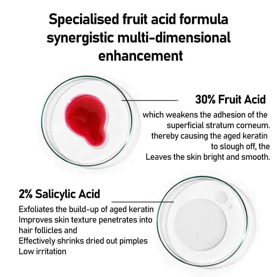 AHA 30% + BHA 2% Exfoliating Serum with Niacinamide & Hexapeptide
