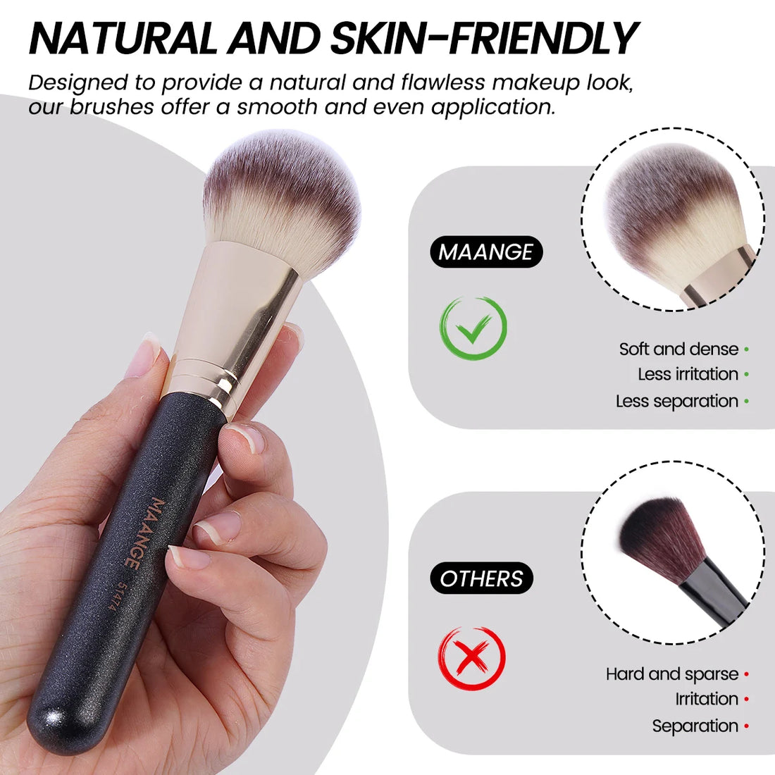 7-Piece Soft Makeup Brush Set