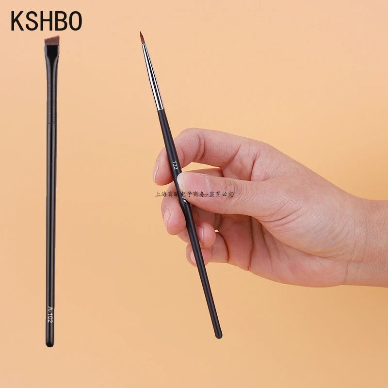 KSHBO 2pcs Brow & Eyeliner Brush Set