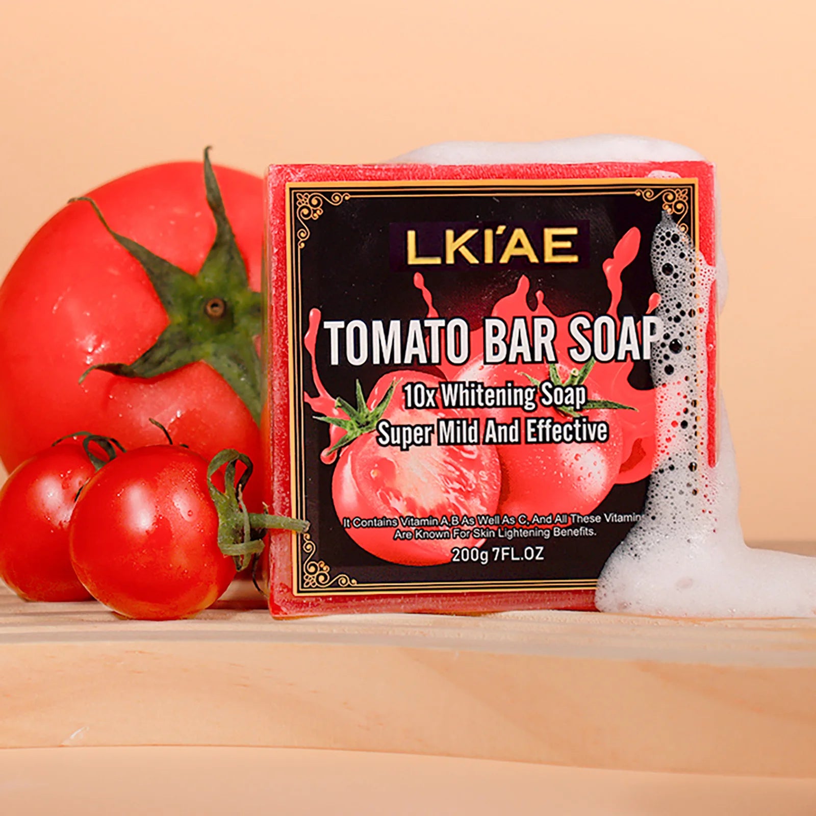 LKIAE Tomato Fruit Scented Natural Bar Soap – 200g