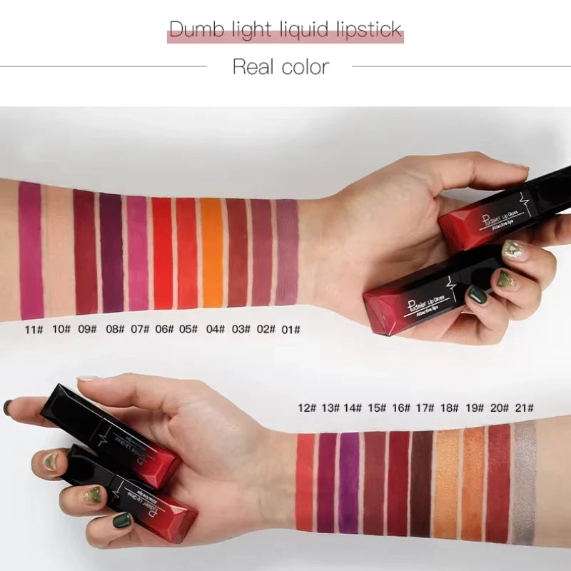 17-Color Matte Long-Lasting Liquid Lipstick Set