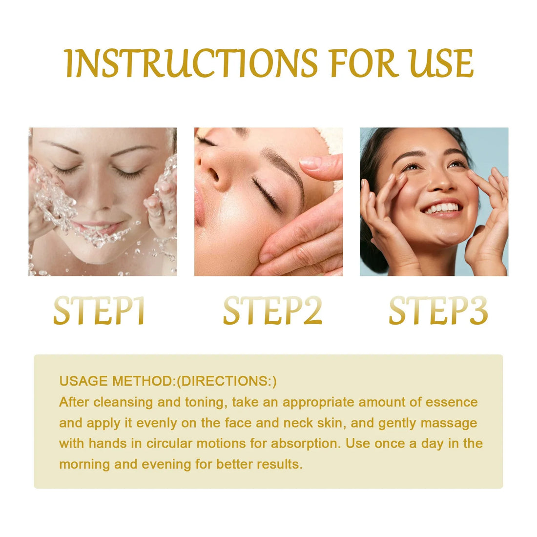 1/2/3pcs Bee Venom Facial Serum – Wrinkle Reduction & Skin Tightening