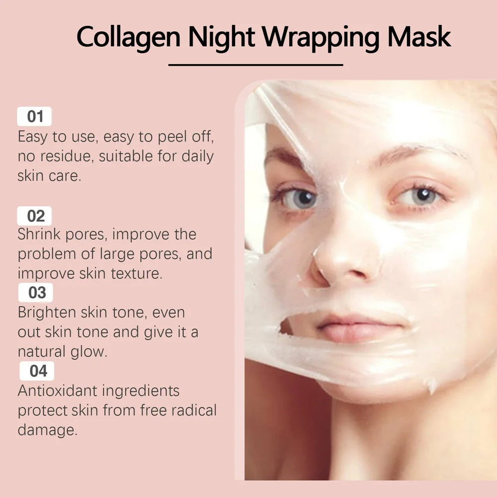 Korean Collagen Overnight Peel-Off Facial Mask Set