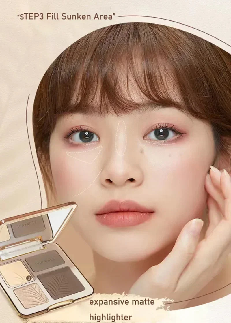 Judydoll 3D Highlighter & Contour Palette