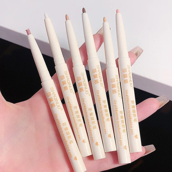 Glitter Pink Silkworm Eye Shadow Pencil