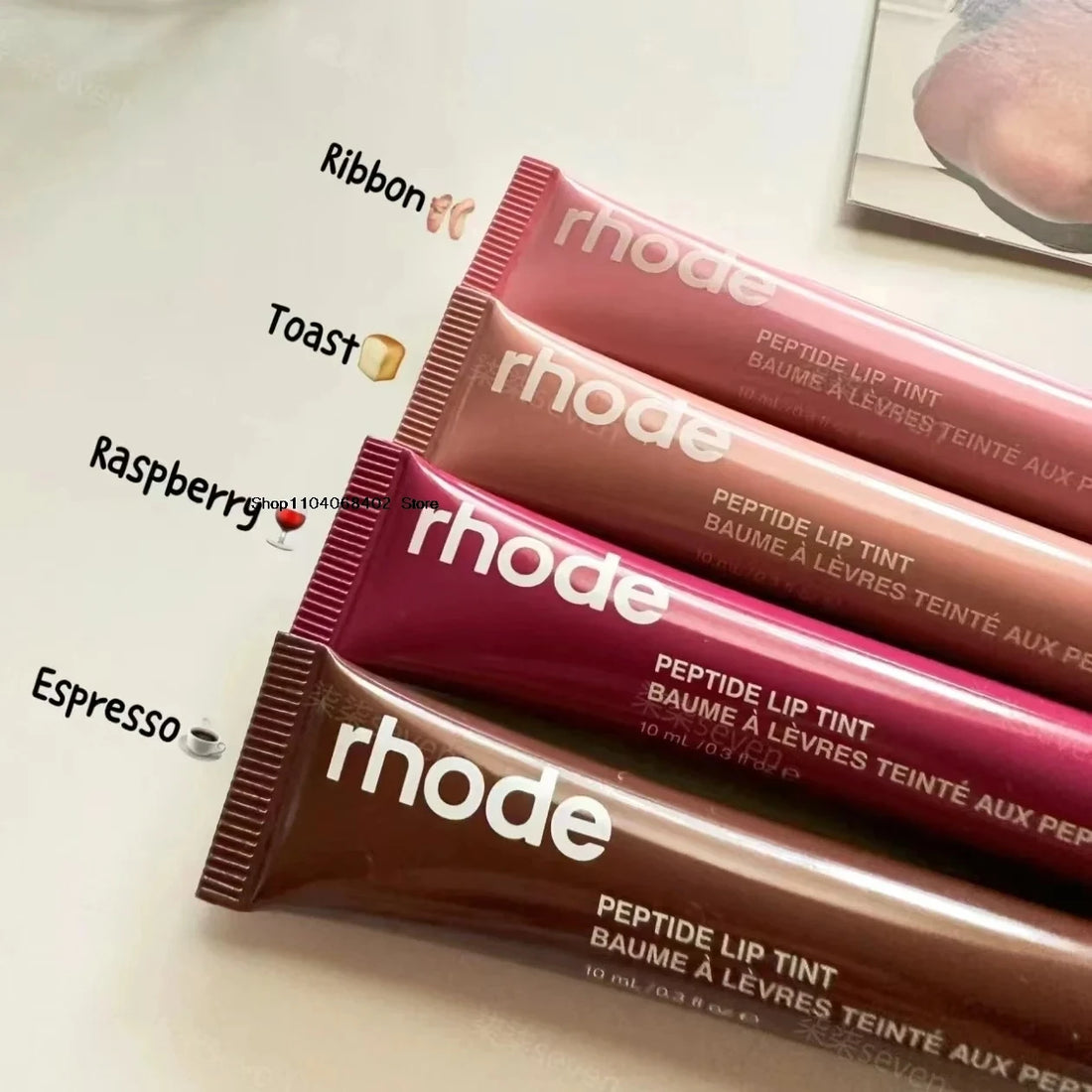 RHODE Toast Blush & Lip Gloss Set with iPhone Case