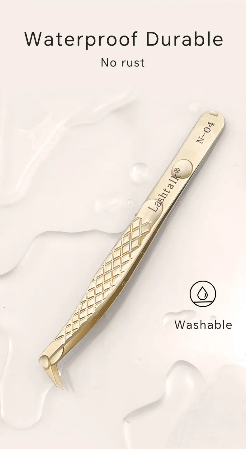 Lashtalk Stainless Steel Eyelash Extension Tweezers