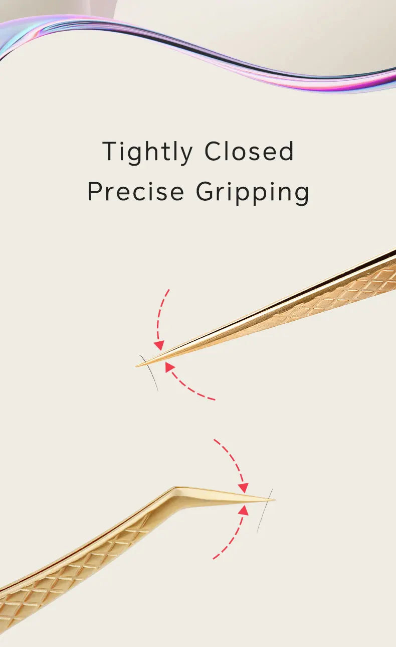 Lashtalk Stainless Steel Eyelash Extension Tweezers