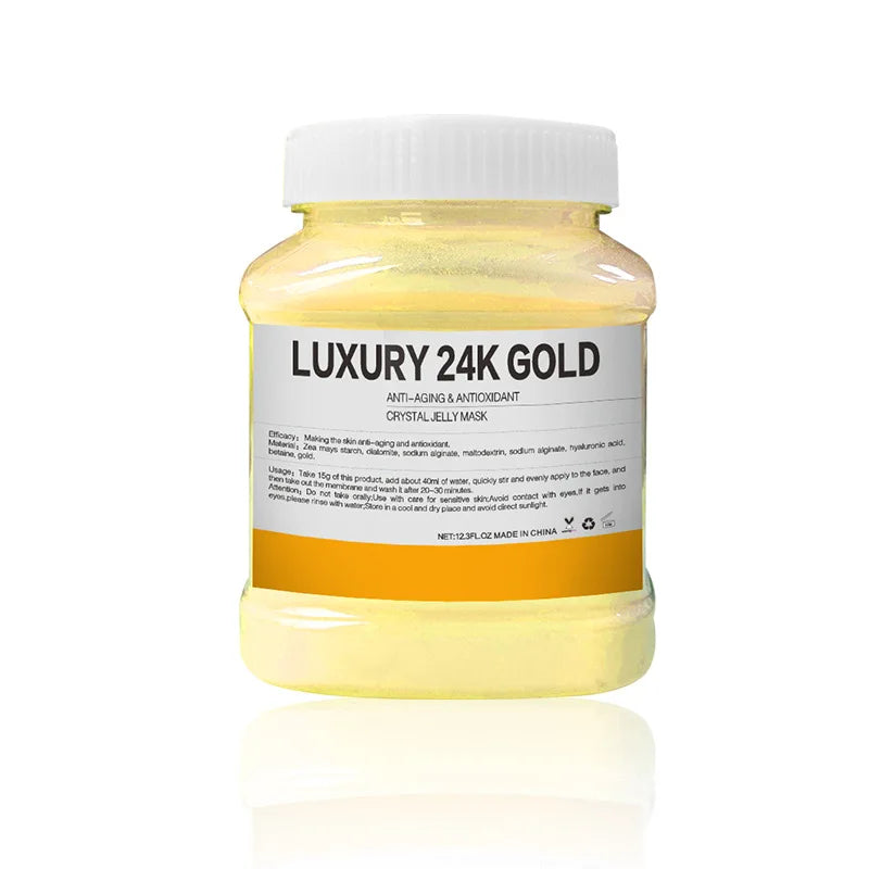 350g 24K Gold Rose Petal Jelly Mask Powder