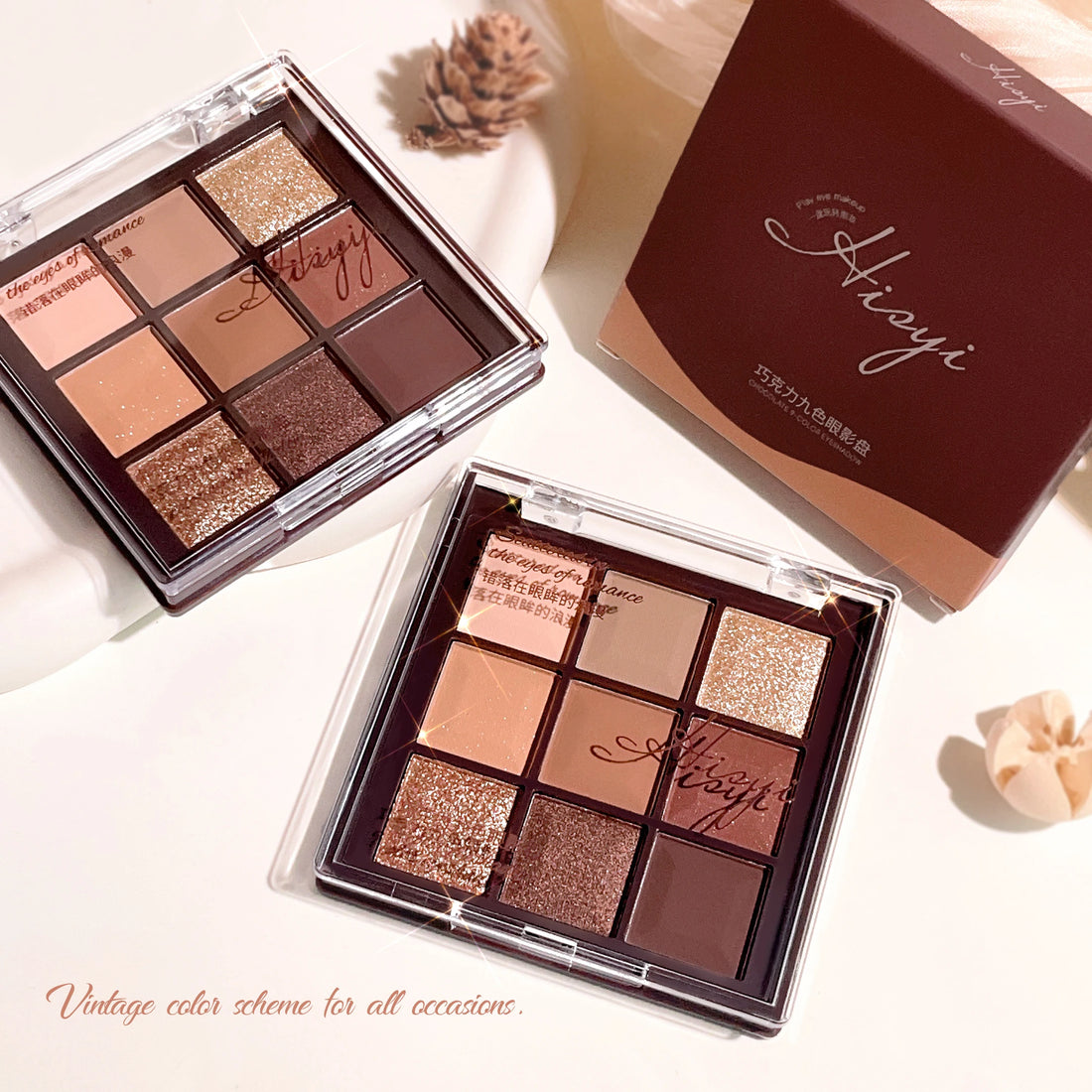 9-Color Chocolate Eyeshadow Palette