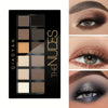 12-Color Pro Eyeshadow Palette – Matte & Shimmer Nudes