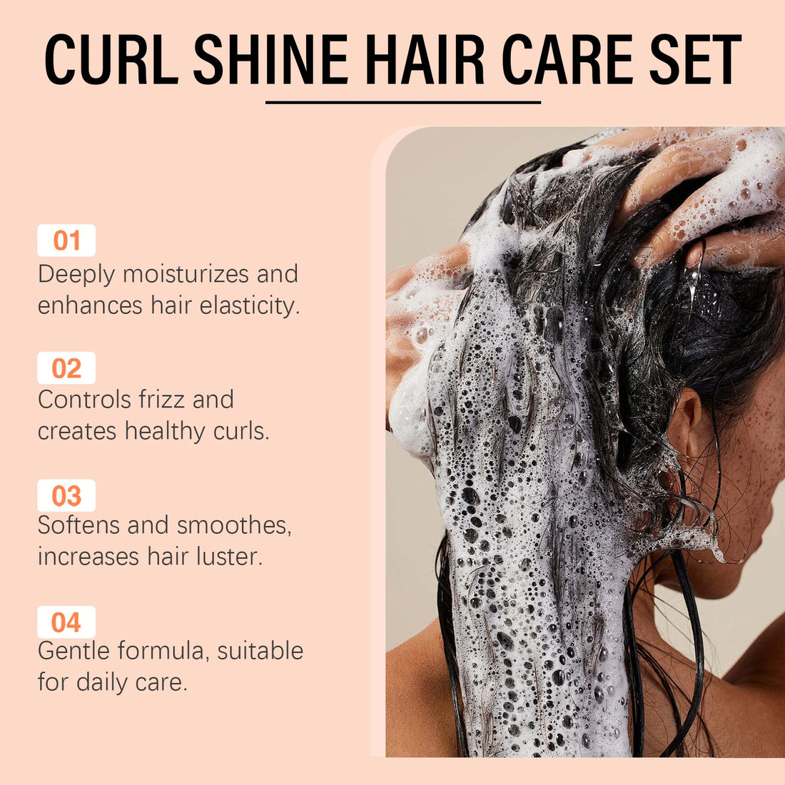 Hoegoa Coconut Hair Care Set – Shampoo, Conditioner & Repair Treatment