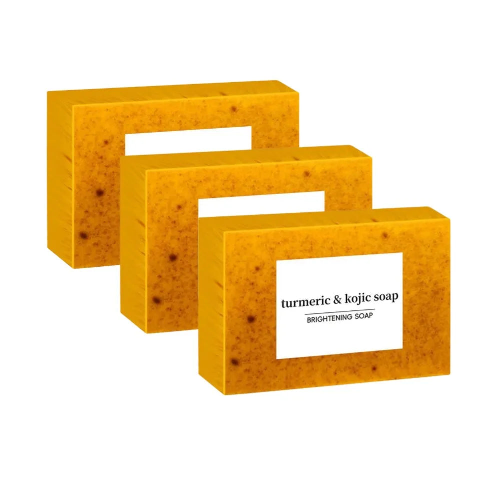 100g Turmeric & Lemon Kojic Acid Handmade Soap (1/3/5pcs)